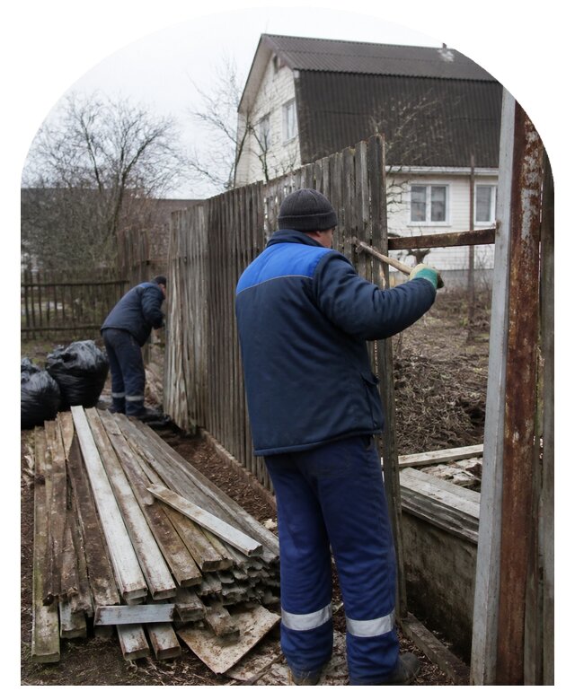 Демонтаж забора в Северске по цене от 4678 р. | Метпроект-Свк